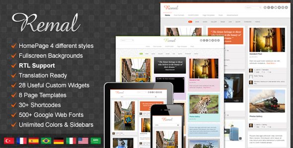 Remal-v2.4.2-Responsive-WordPress-Theme-Download-Free