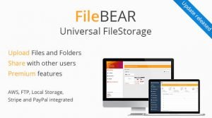 FileBear v1.5 – Premium File Sharing – Dosya Upload Scripti