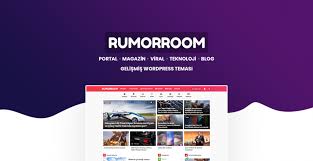 RumorRoom WordPress Portal Magazin Teması