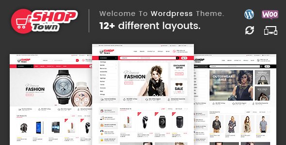 Shop Town v1.0 Profesyonel WordPress Alışveriş Teması