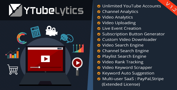 YTubeLytics – Youtube Analytics ve Pazarlama Yazılımı Scripti