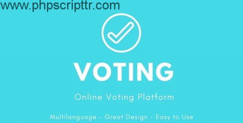 voting-online-oylama-platformu-scripti-indir