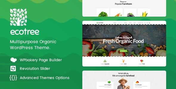 Ecotree v1.1 – Organik Gıda WordPress Teması İndir