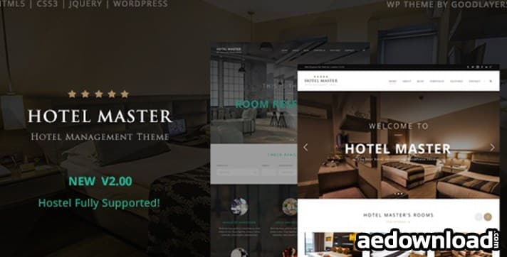 Hotel Master – Ücretsiz WordPress Otel Teması İndir
