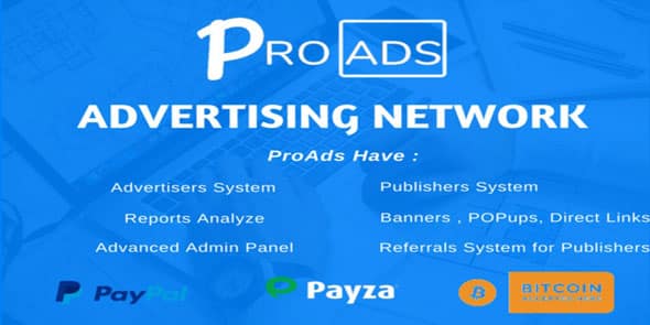 ProAds – Reklam Ağı Scripti İndir