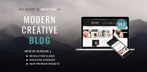 Brixton v5.0 – WordPress Blog Teması